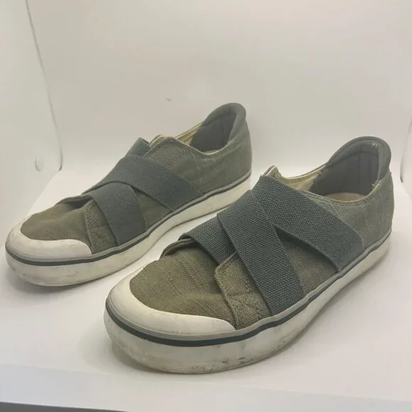 KEEN Elsa III Gore Green Cross-Strap Slip-On Shoes green Size 9 - Picture 6 of 9